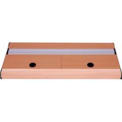 Akvarijní kryt ALU PLATINO T8 100x40 cm / 2x30W rovný DIVERSA
