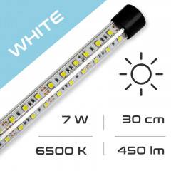 LED osvětlení do akvária GLASS WHITE 7W, 30 cm, 6500K AQUASTEL