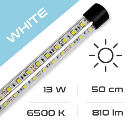 LED osvětlení do akvária GLASS WHITE 13W, 50 cm, 6500K AQUASTEL