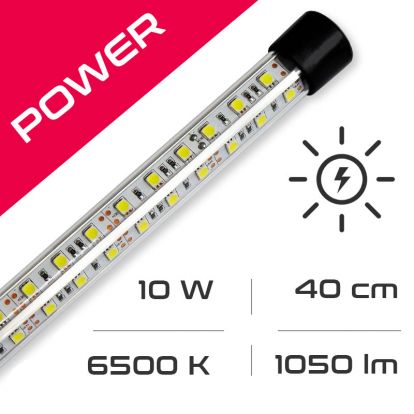 LED osvětlení do akvária GLASS POWER 10W, 40 cm, 6500K AQUASTEL