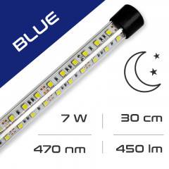 LED osvětlení do akvária GLASS BLUE 7W, 30 cm AQUASTEL