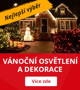 VÁNOČNÍ OSVĚTLENÍ A DEKORACE